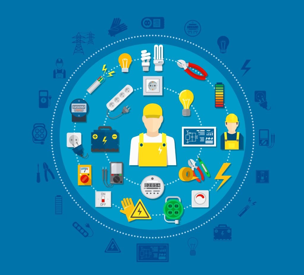 Professional Electrician estimation Round Design
